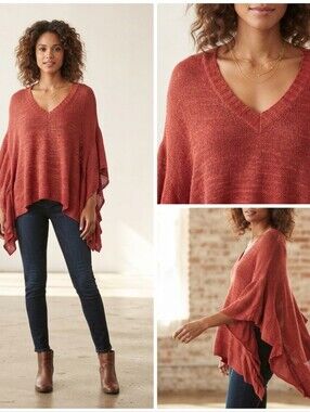 Chelsea & Violet Poncho Sweater